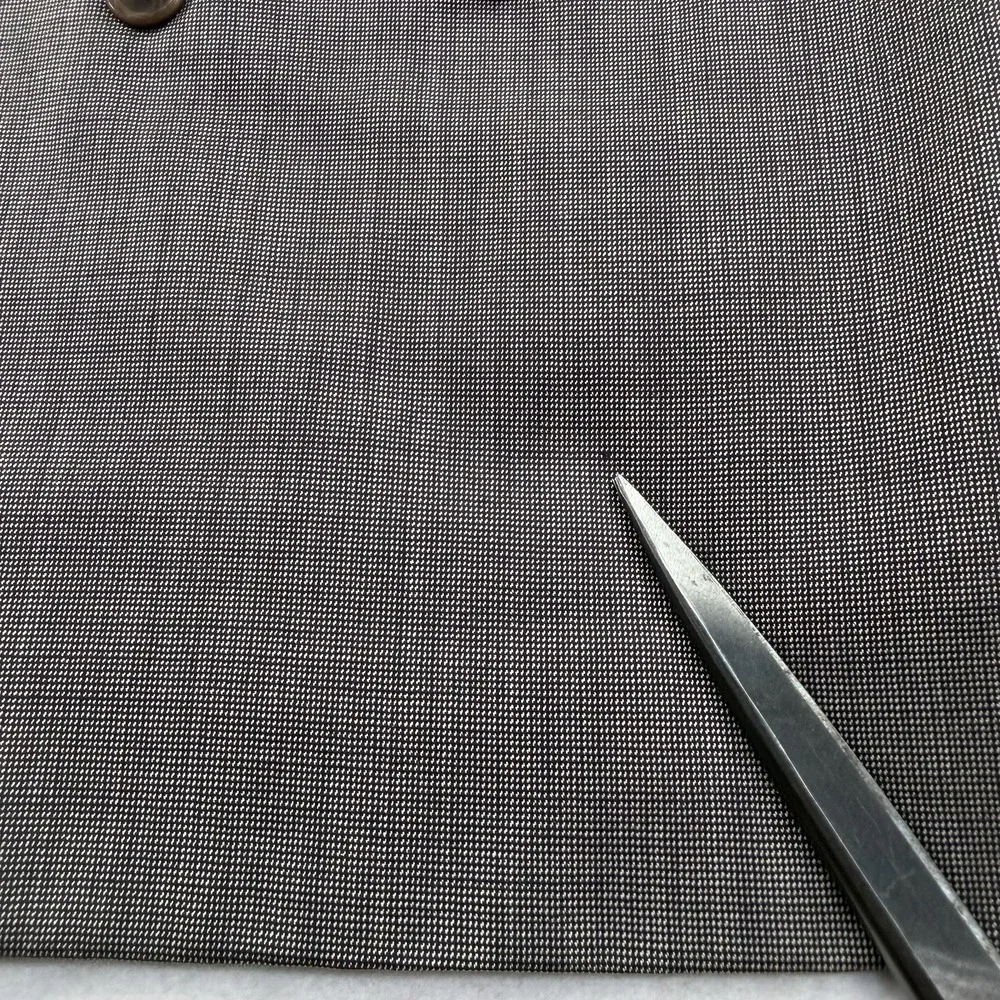 Vtg Brioni Suit Jacket Double Breasted Mens 42L Wool Cashmere Blend Peak Lapel